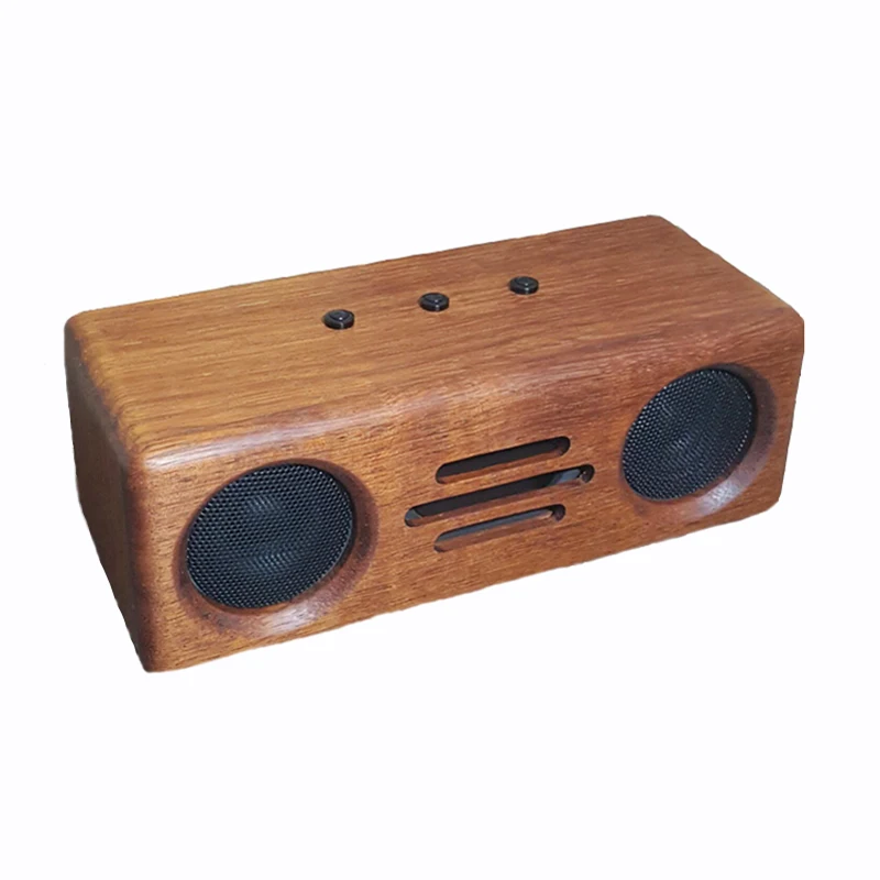 IWISTAO Bluetooth Speaker 2x12W Handmade Vintage Pure Solid Wood CSR64215 4.2 APT-X | Электроника