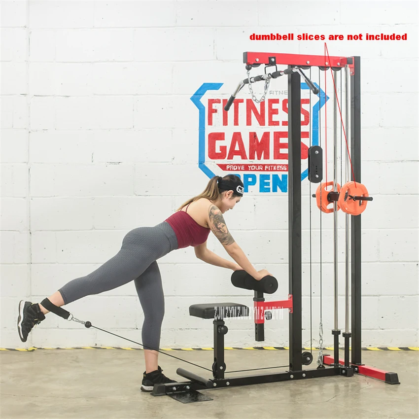

LRM501 Lat & Row Machine Home High Low Pull Lat Pull Down High Pully Waist Back Shoulder Muscle Comprehensive Fitness Equipment