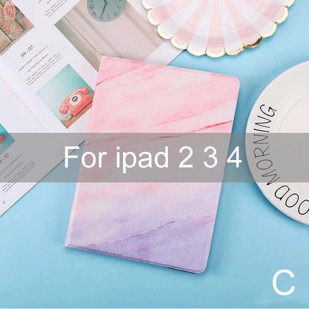 For ipad 2 3 4 Essidi картина Тонкий чехол для IPad 2, 3, 4 5 6 китайский стиль PU Кожаный противоударный чехол для IPad 2, 3, 4 5 6 умный рукав - Цвет: For ipad 2 3 4