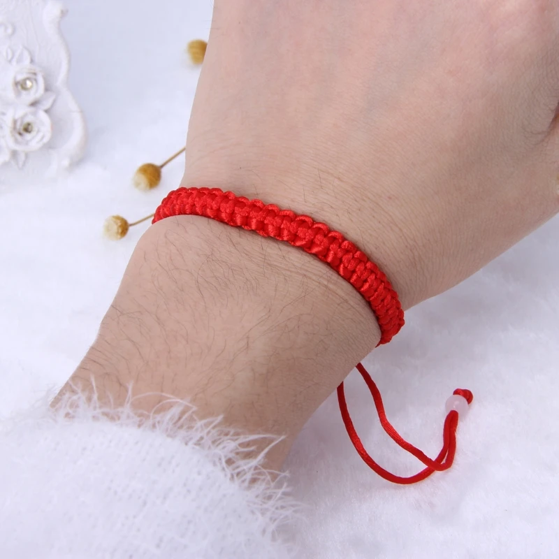 

Handmade Lucky Knitting Red String Braided Friendship Lovers Bracelets&Bangles 45BC