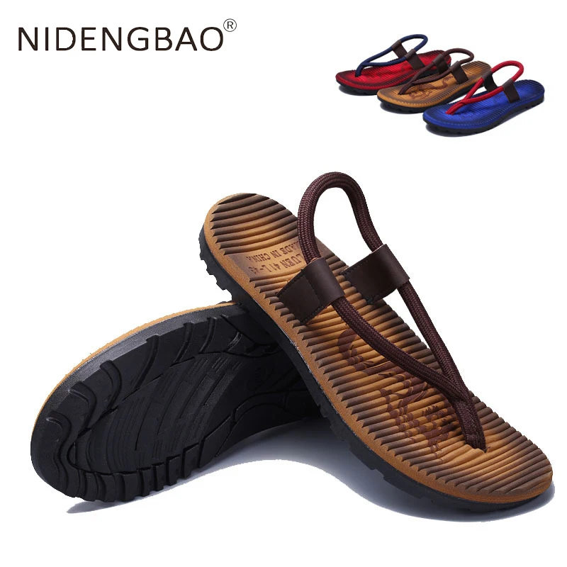 Outdoor Men Sandals Summer Shoes Sandal Mens Sandles Sports Shoes Comfort Slip On Flip Flops Beach Shoes Sandalias