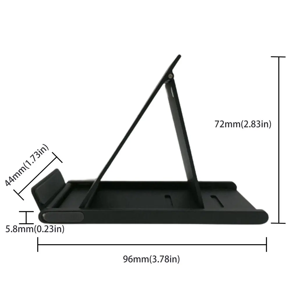 

Cell Phone Stand Holder Adjustable Foldable Aluminium Alloy Mobile Phone Holder Office Home Desktop Bracket