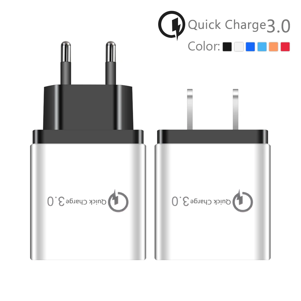 5 в Быстрая зарядка 3 0 USB Сетевое зарядное устройство с портами адаптер питания