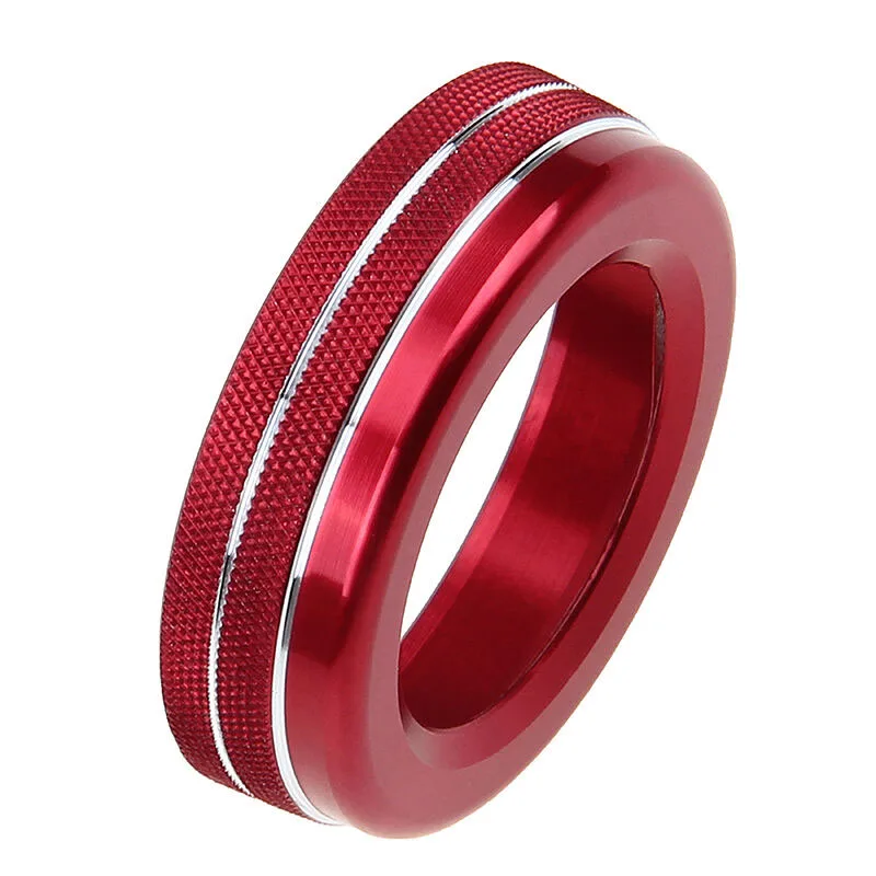 Кольцо регулировки громкости автомобиля обшивка синего красного серебристого