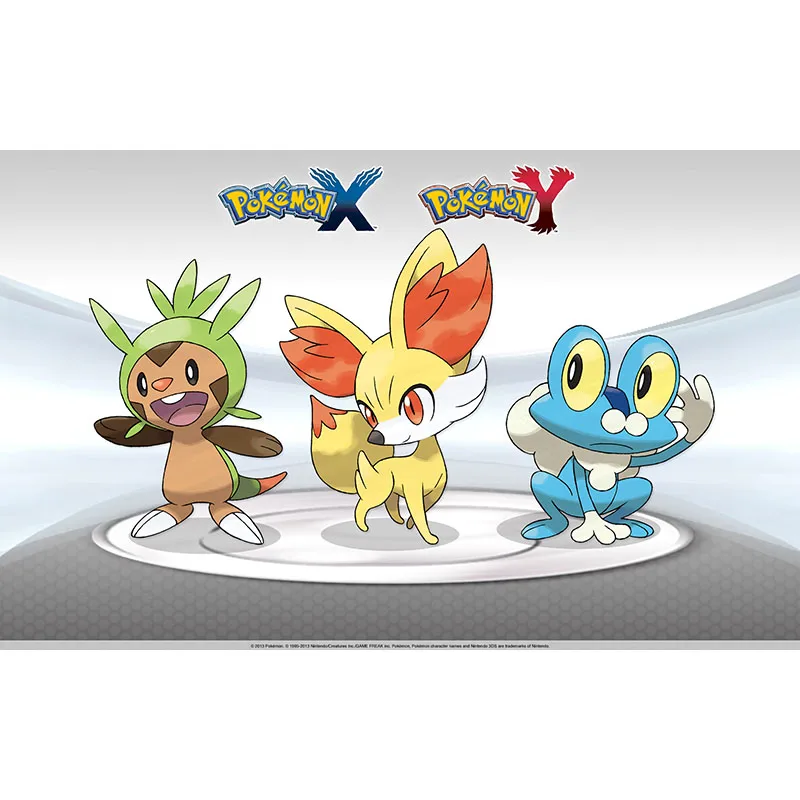 

Bandai Playmat Pokemon XY Mat Trading Card Game Rubber Pad Gifts Froakie Fennekin Chespin Animals Pattern Mousepad