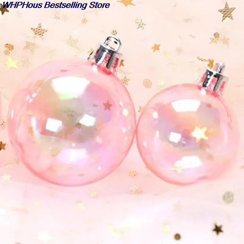 

1PC Transparent Bubble Ball Christmas Tree Hanging Ball Bow Cake Baking Decoration DIY Wedding Birthday Party Supplier