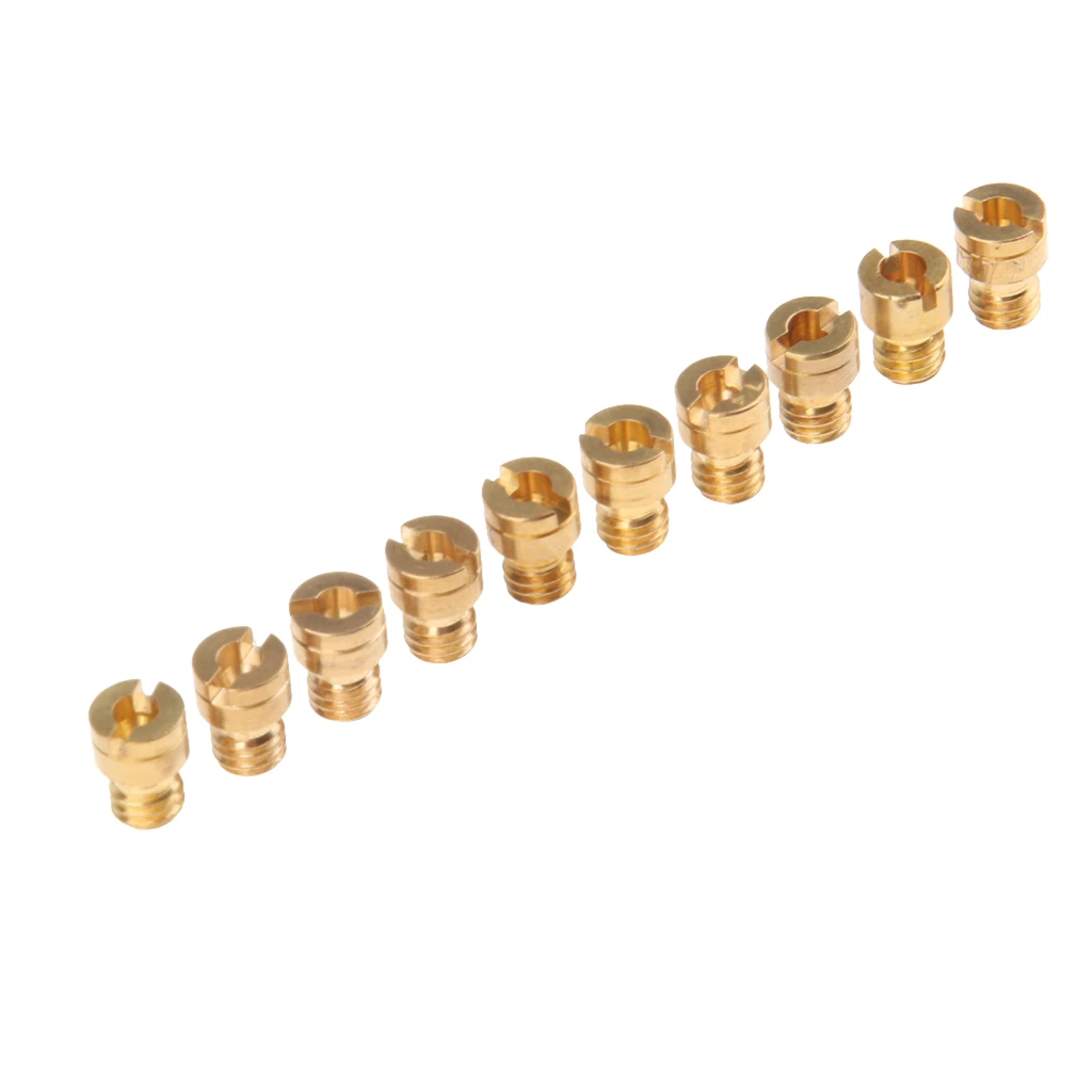 10x Round Head Main Jets Kit for PWK OKO CVK Carburetor 72 74 75 76 78 80 82 85 87 88 | Автомобили и мотоциклы