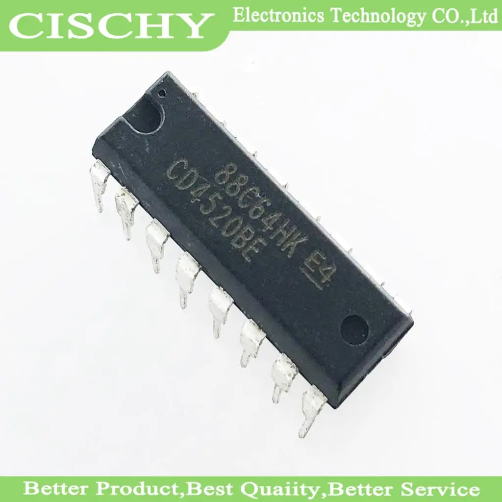 

10pcs/lot CD4518BE CD4518 CD4520BE CD4520 CD4521BE CD4521 DIP-16 In Stock