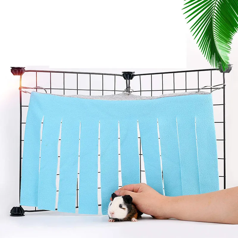 guinea pig house bed cage for hamster rats rodents ferret chinchilla bed nest tassel strip pet tent hideout hamsters accessories free global shipping