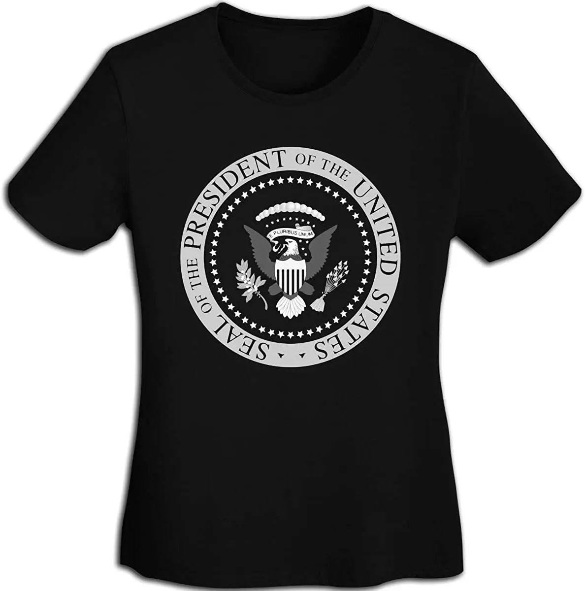 

Trump 2020 Presidential Election Graphic Women's Heavy Cotton O-Neck Tee Solid Basic Short-Sleeve