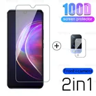 Защита экрана для объектива камеры vivo V21 5G 6,44 дюйма 2 в 1 для vivo va vo v21 v21e v20 se v11 v11i защитное закаленное стекло