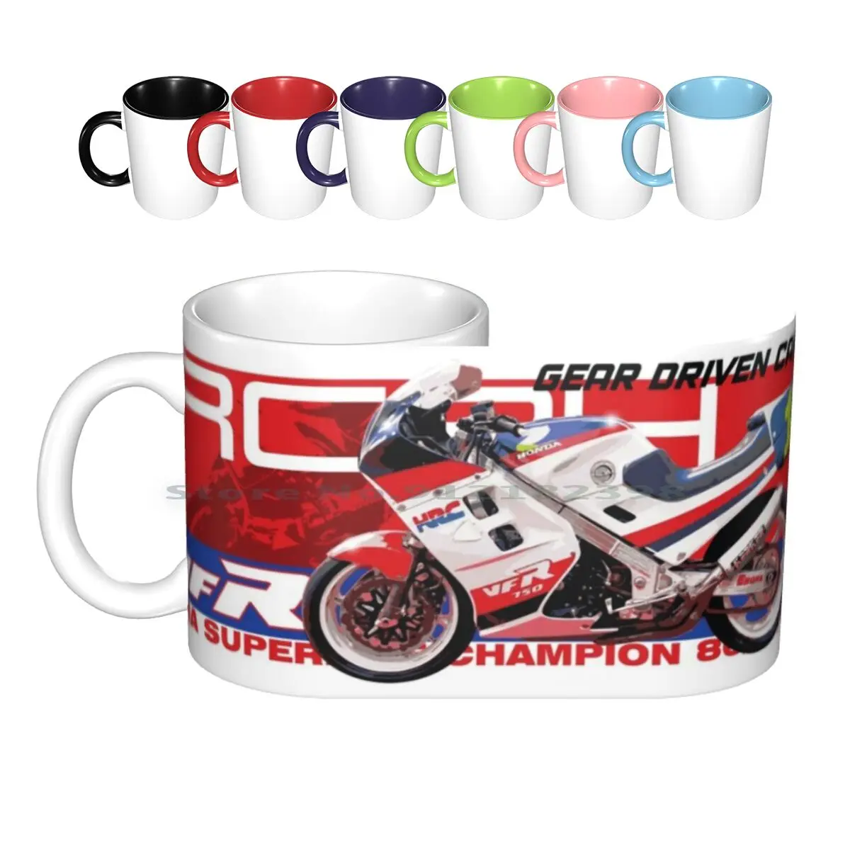 

Керамические кружки The Battle Ship Rc24, кофейные чашки, кружка для молока и чая, классический велосипед Daytona Rc24 Vfr, Уэйн, Рейни, Супербайк, ретро Vforce