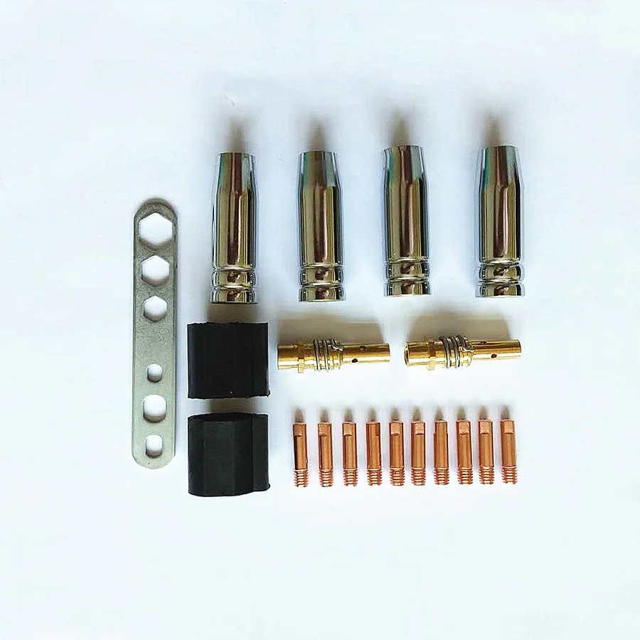 Binzel 15ak сварочный пистолет аксессуары красная медь проводящее сопло латунь шатун