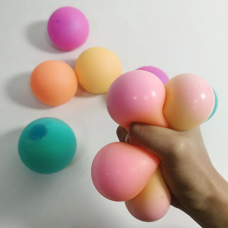 

Colorful Needoh Ball Decompression Toy Stress Relief Fidget Toy Antistress Anti Stress Kids Adults Hand Squishy Stressball