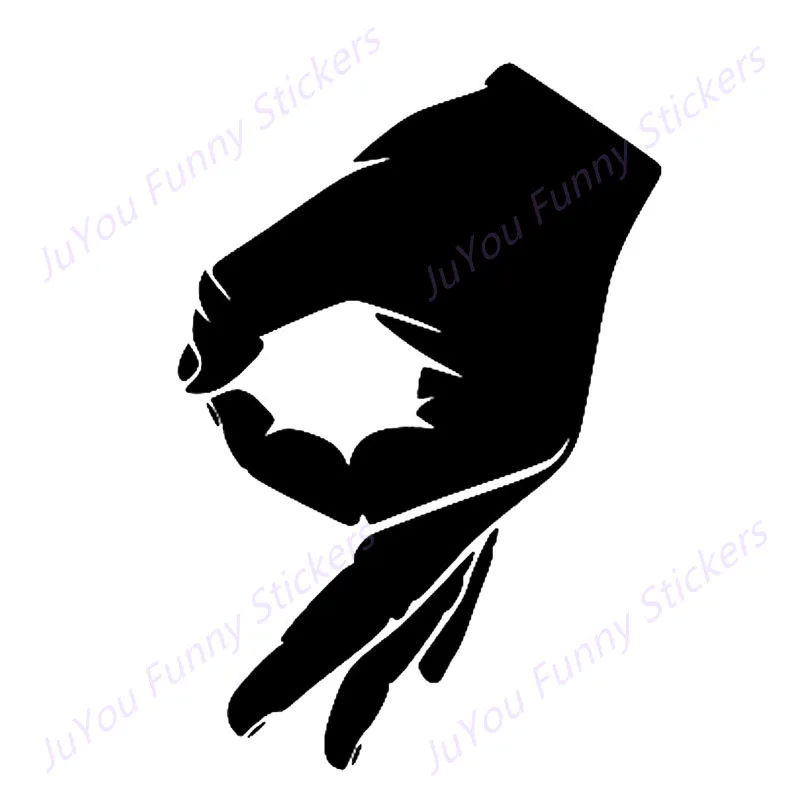 

Fuwo Trading Car Sticker Interesting OK Circle Hand Decoration Stickers Funny Vinyl Car Styling Decal Motorcycle Sticker On Car