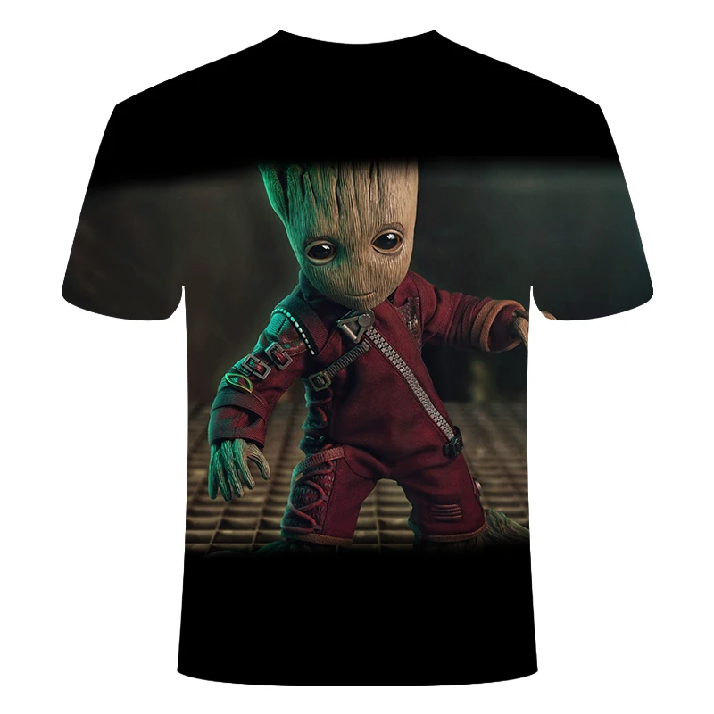 Футболки Groot, мужские футболки унисекс X planet monarch, охотник за головами, супергерой, фильм «стражи Галактики», забавная новинка, 3d футболка