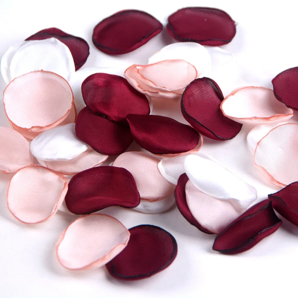 

500Pcs Silk Rose Petals Artificial Flower Petal Valentines Day Room Decoration Wedding Party Throwing Confetti Anniversary Decor