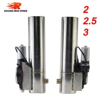 2 or 2 5 or 3inch straight pipe 304 stainless steel electric doeble control exhaust cutout for generator