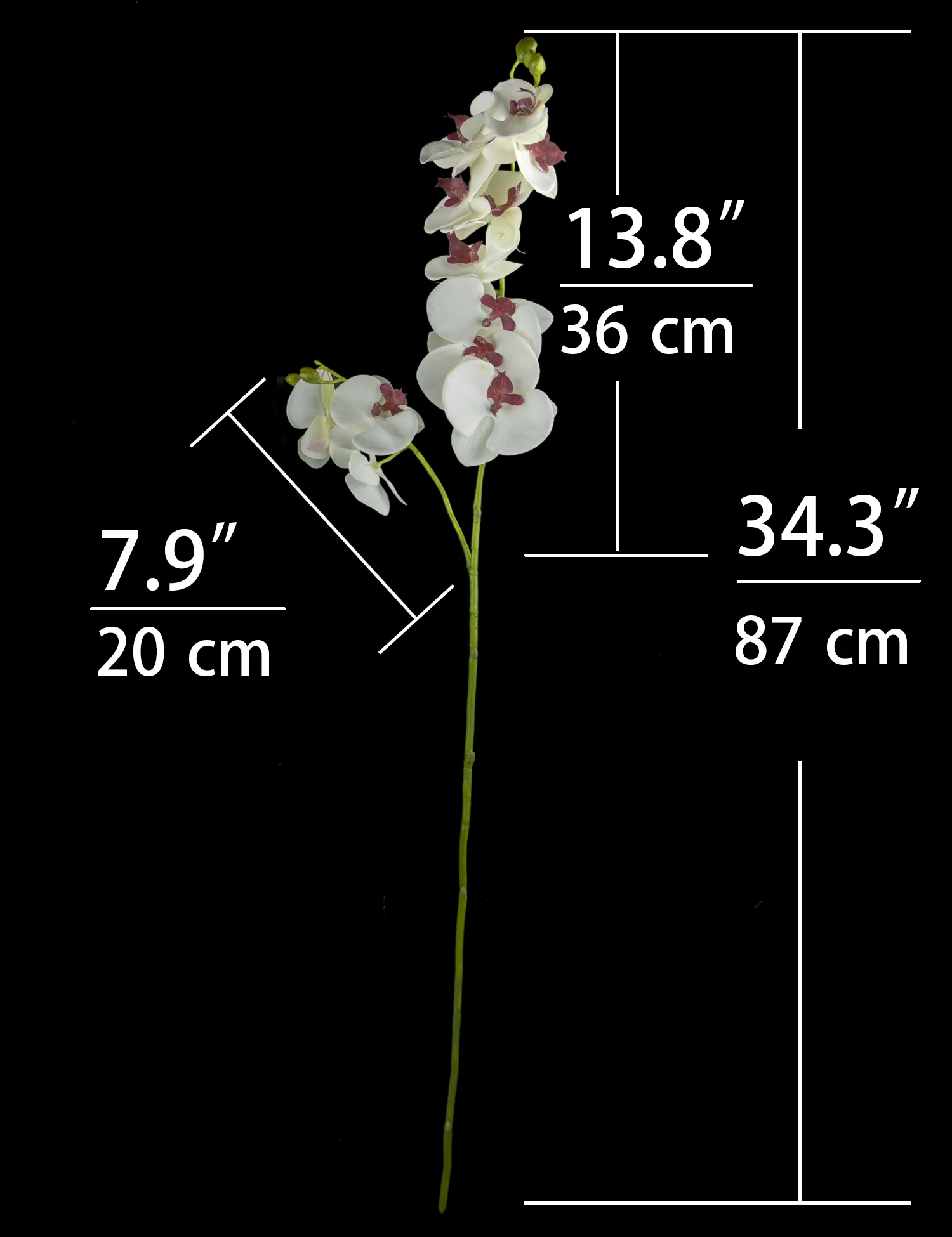 Искусственные Шелковые орхидеи 35 &quotИскусственный фаленопсис цветы Спрей с