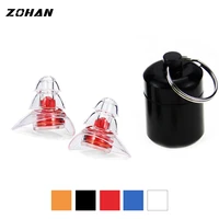 zohan one pair soft silicone earplugs professional music ear plugs washable reusable hearing protection noise reduction ear plug
