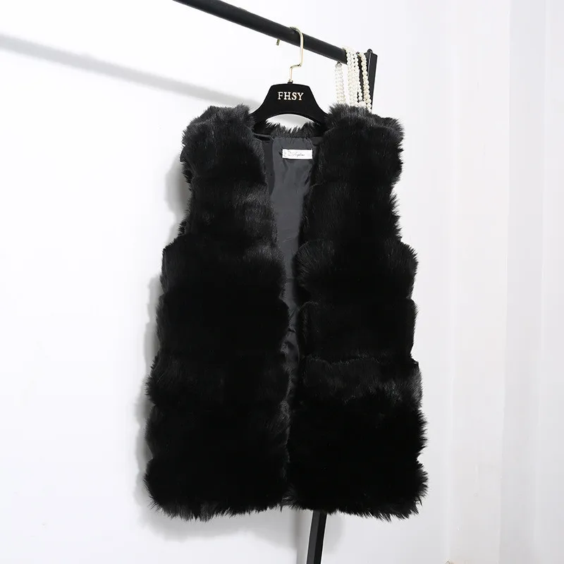 

Coat Fur Vest Gilet Fashion Winter Coat Women For Coat Faux Waist Female New Mazefeng Fur Jacket Fur Fur Women's Ladies Women F