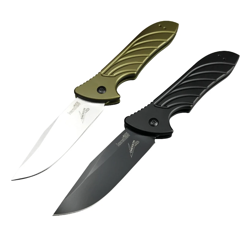 

Kershaw 7600 CPM 154 Powder Stainless Steel Blade Anodized Aluminum Handle Military Tactical Hunting Folding Pocket Knife Edc