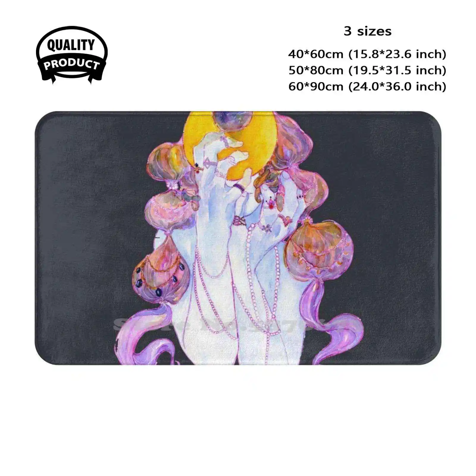 Selene - Moon Goddes мягкая подушка домашний коврик дверной &quotавтомобиль&quot Греческая