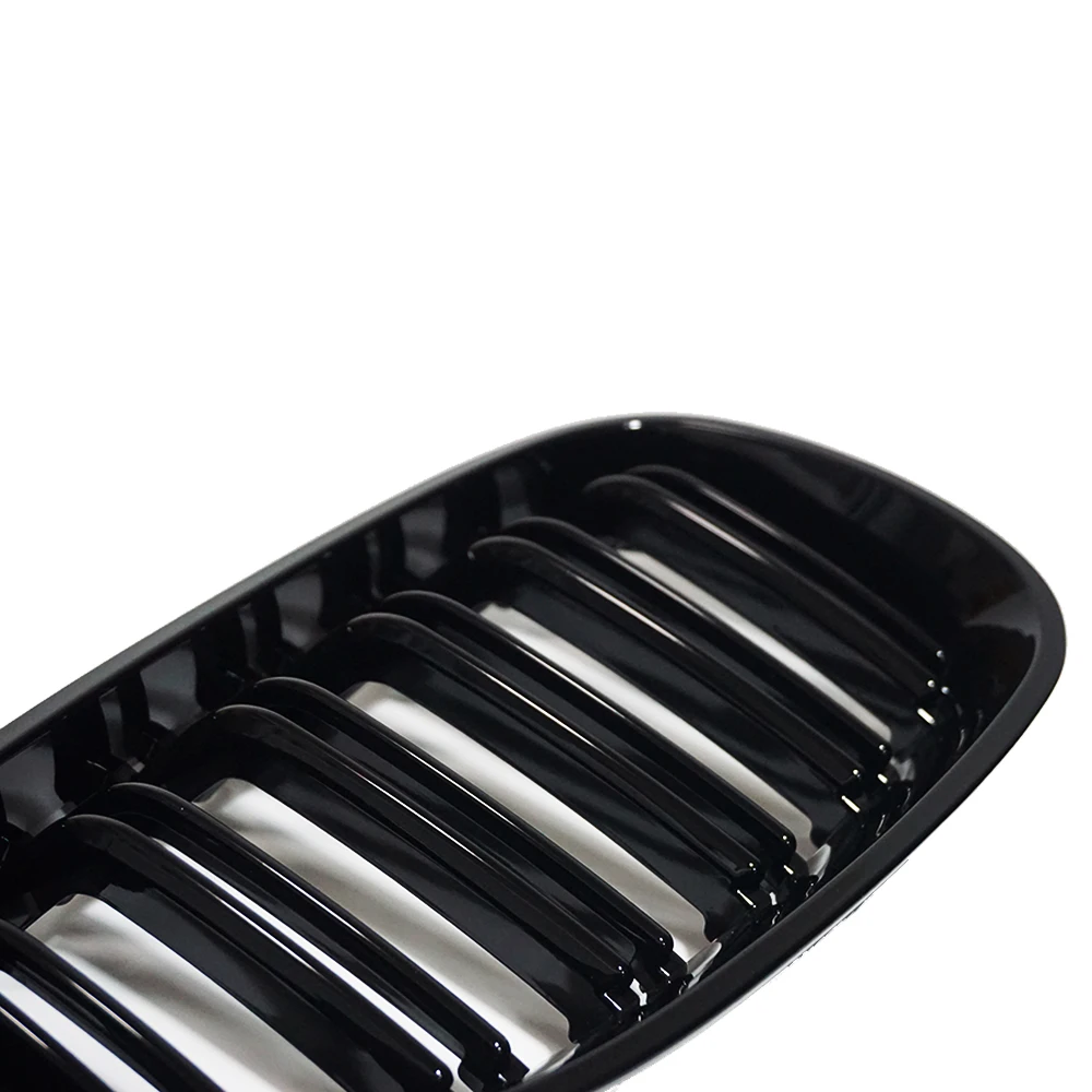 Car Front Kidney Grilles Racing grill for BMW E60 E61 5 Series M5 520I 535I 550I 2004-2009 Dual line Double Slat Auto Styling | Автомобили