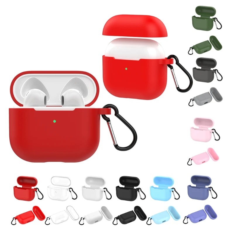 

Wireless Bluetooth Earphone Case Color Silicone Earphone Cover For -AirPods Pro4 T3EB