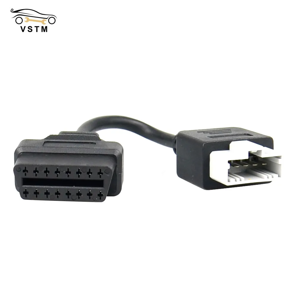Бесплатная доставка адаптер OBD для Honda 5Pin OBD1 к OBD2 16Pin гнездовой диагностический