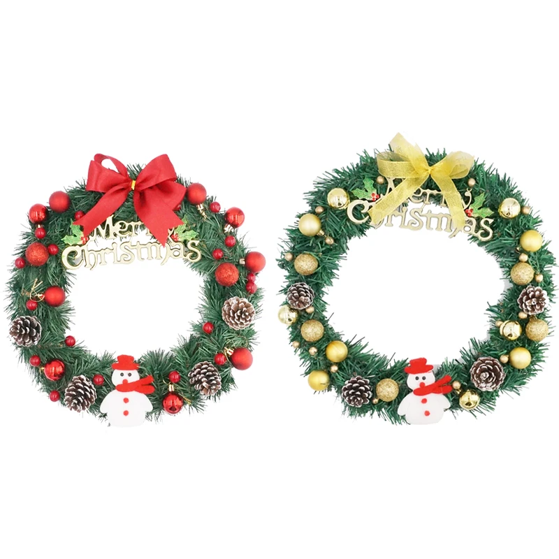 Подвесная гирлянда Рождественский венок настенное окно свадьба вечеринка новый