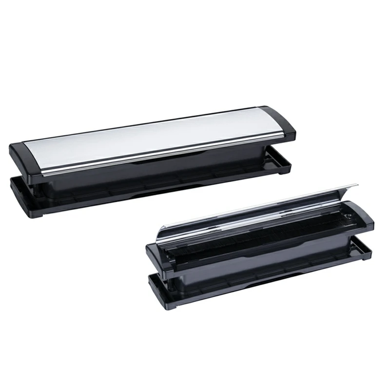 

Villa Stainless Steel Letter Box ,Double Glass And Wooden Door Letter Box Silver