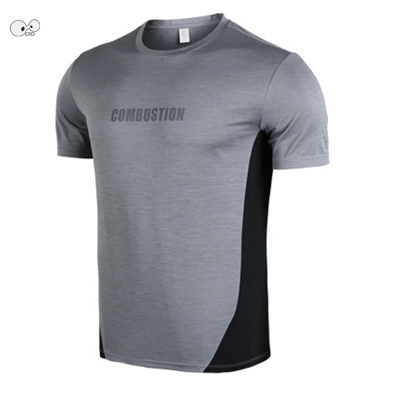 Быстросохнущие летние сетчатые свободные футболки для бега мужская спортивная