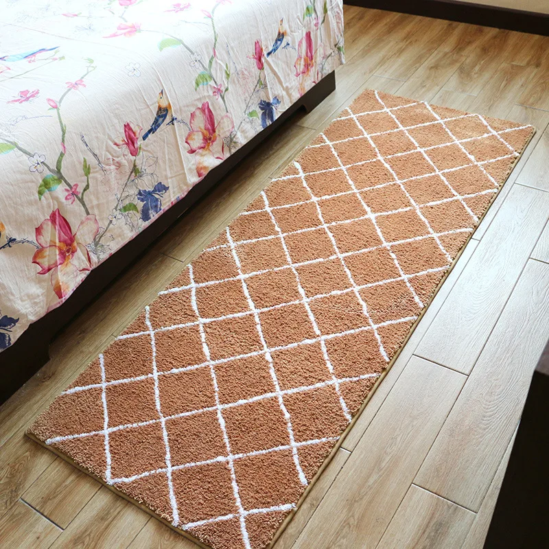 Однотонные напольные ковры Zeegle в скандинавском стиле декоративный ковер для