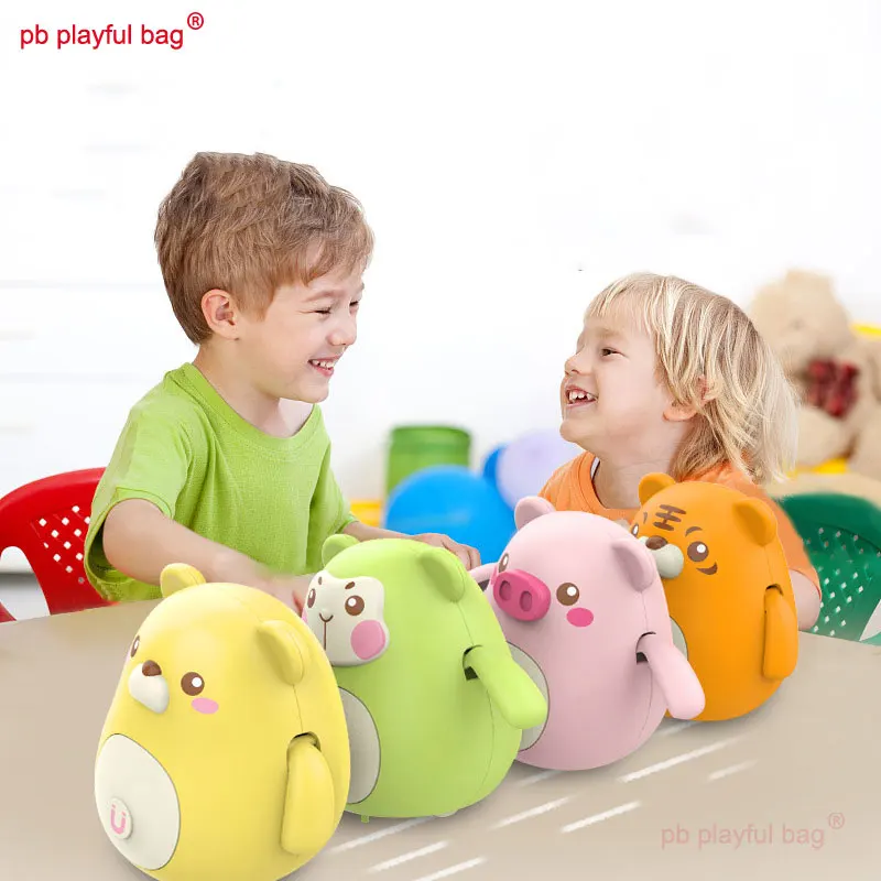 

PB игривая сумка электрическая вращающаяся и качающаяся мультяшная животная курица Тигр свинка Магнитная Адсорбция детские игрушки подарок VG23