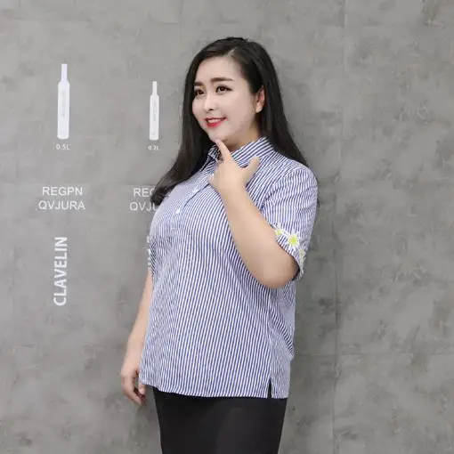 Ropa mujer talla grande 4xl 5xl 6xl женские блузы рубашки 2019 Лето 9XL блузки топы с короткими