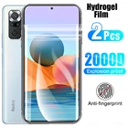 Гидрогелевая пленка с полным покрытием для Xiaomi Redmi Note 10 Pro Max, защитная пленка для экрана телефона Redme Note 10T 10S 10, 2 шт.