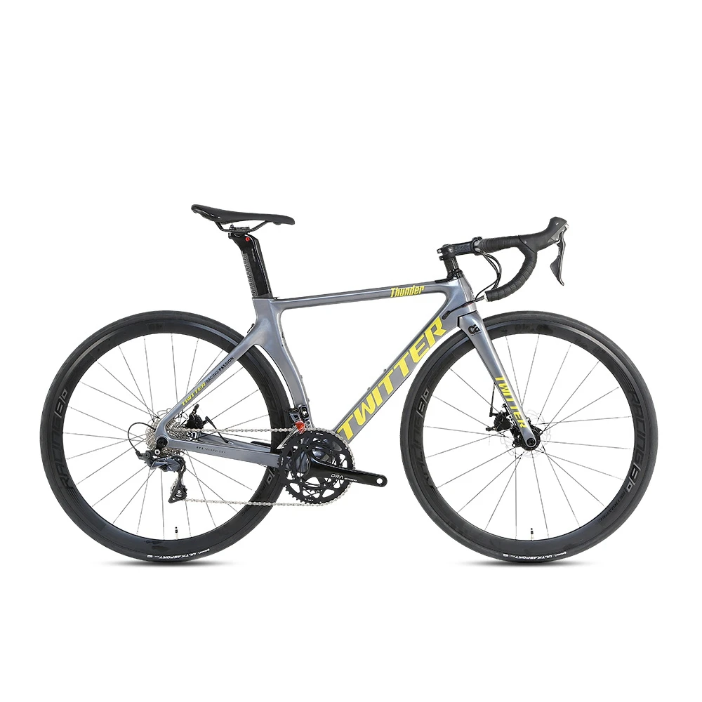 

Twitterbike Thunder R3000-18S Гидравлический дисковый тормоз углеродное волокно дорожный велосипед углеродный дорожный велосипед Полный bycyclefor men bicicletas
