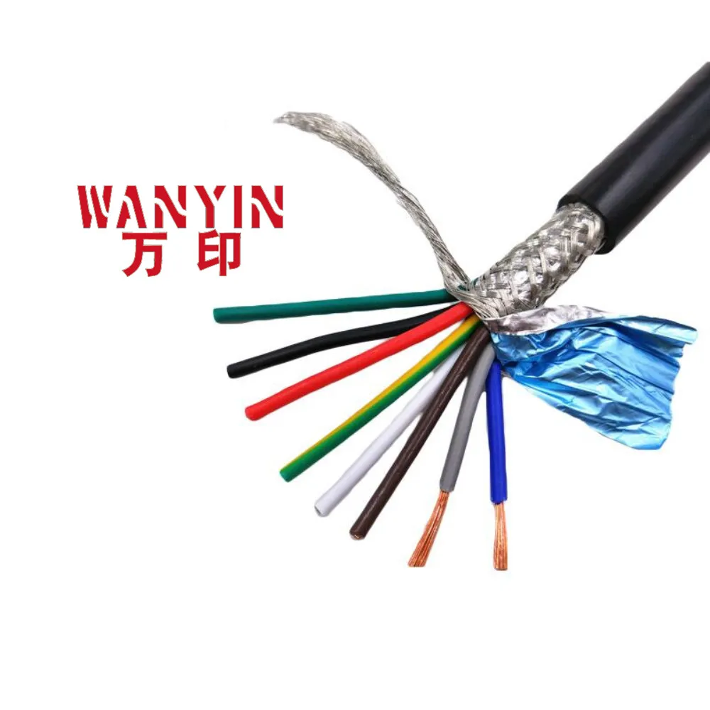 multi-core shielded cable RVVP22AWG 0.3mm 2-core 3 4 5 6 8 10 12 24-core anti-interference control line inverter signal | Обустройство