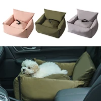 dog car seat washable pet car booster seat breathable soft carrier waterproof crate for dogs cats truck vehicles supplies