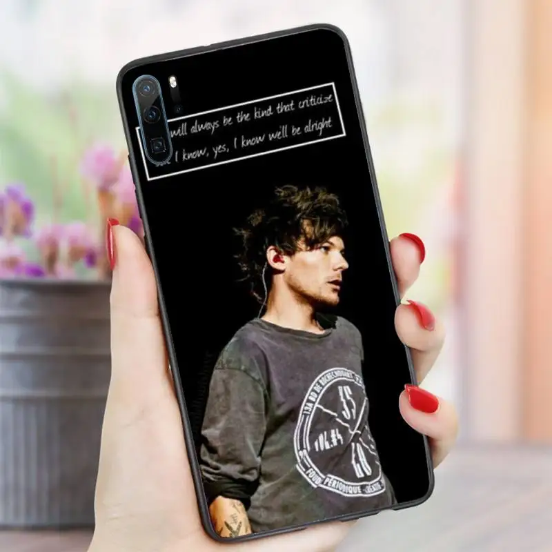 

One Direction Louis Tomlinson Phone Case For Huawei honor Mate P 10 20 30 40 i 9 8 pro x Lite smart 2019 nova 5t