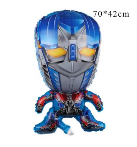 1 PCS Bumblebee Optimus Prime преображение бумажные стаканчики тарелки шары для детей Дети День рождения украшения поставки - Цвет: 1 PCS