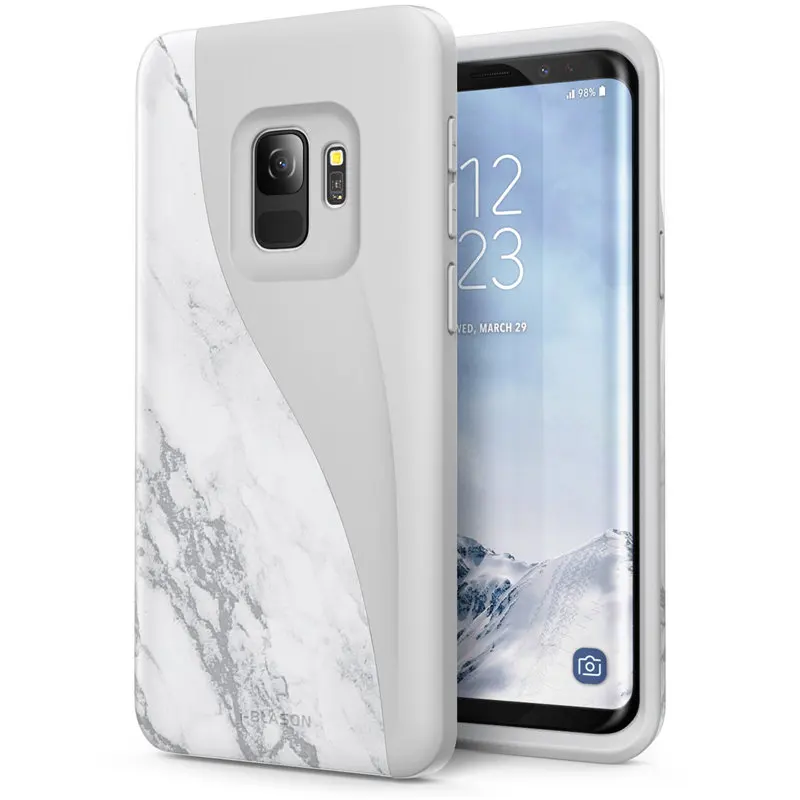 I-BLASON для Samsung Galaxy S9 Plus 2018 выпуск Luna серия Premium Hybrid TPU + PC защитный чехол задняя