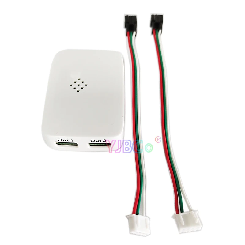 WS2812B Wi Fi голосовой контроль музыка 2 выход SPI Alexa Google Home для WS2811 WS2812 WS2801 полосы