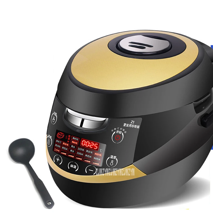 

Электрическая машина для приготовления еды, Черная жемчужина для коммерческого использования, машина для приготовления Таро-шаров/саго/пу...