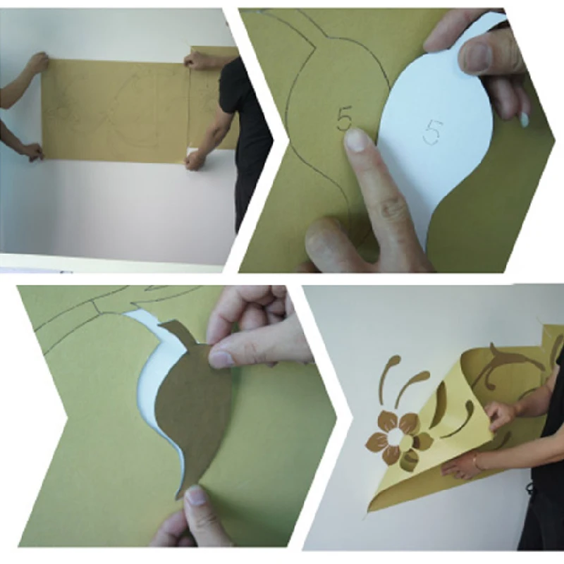 Новый 3D большой цветок стикер на стену спальня изголовье диван фон акриловая