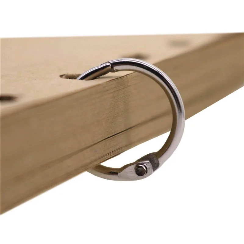3 Pcs Loose ring Keychain Stainless steel ring Notebook loose-leaf ring Multi-functional steel ring 20/30/25/68/82/45/55/38mm