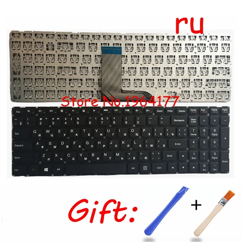 Новая русская клавиатура для Lenovo IdeaPad 700 15ISK 15 RU Клавиатура ноутбука без черной