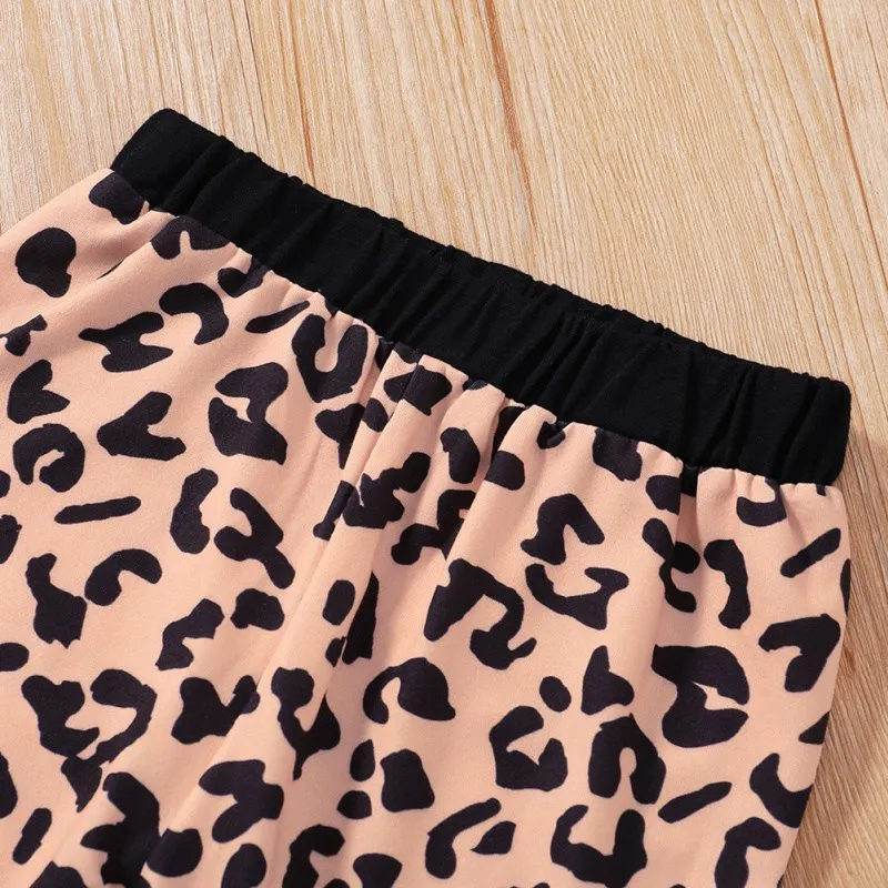 Осенние комплекты одежды для маленьких девочек толстовка с длинным рукавом и