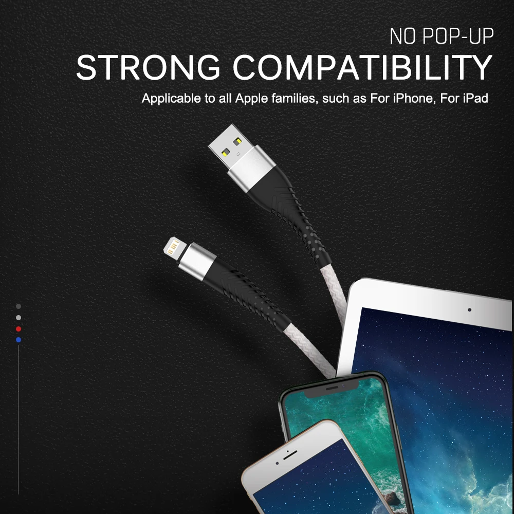1M 2M 3M USB Cable For iPhone 7 8 Plus 11 Pro X XS Max Apple Cord 5 6 S 5S 6S Quick Charge Origin Long Phone Data Charger | Мобильные